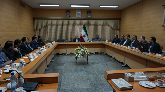 دیدار مدیران حوزه ارتباطات و فناوری اطلاعات با استاندار محترم زنجان به مناسبت هفته ارتباطات