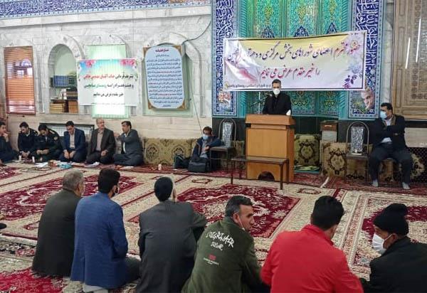 نشستن پای صحبت نمایندگان روستاهای بخش زنجانرود