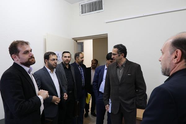 حضور نماینده اداره کل ICT استان در بازدید نماینده زنجان در مجلس شورای اسلامی  از پارک علم و فناوری استان