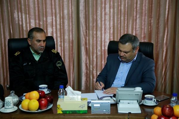 تعامل و هم افزایی پلیس با اداره کل ارتباطات و فناوری اطلاعات استان زنجان