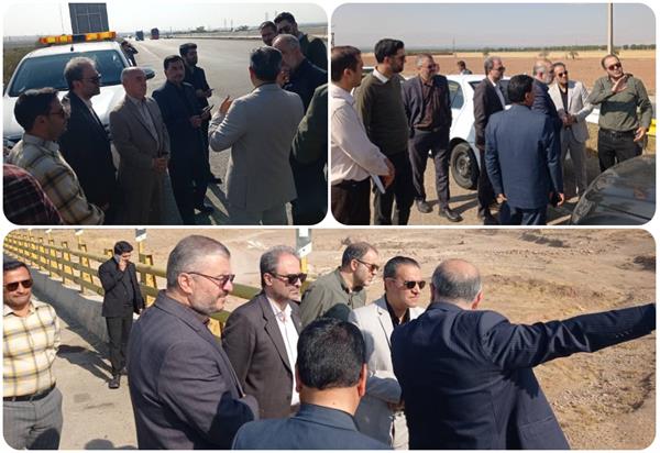 بازدید میدانی مدیرکل ارتباطات و فناوری اطلاعات استان از مسیر اجرای فیبر نوری در شهرستان خرمدره